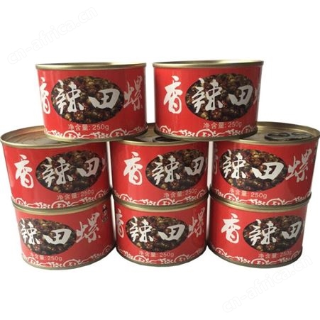 香辣炒田螺即食每罐250g\/6罐\/1罐可选麻辣螺蛳肉小吃零食海鲜熟食6罐*250g【限抢1000单】