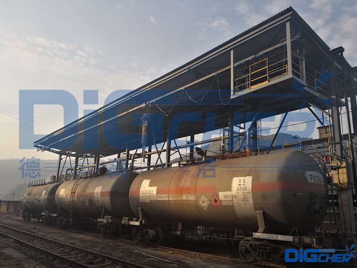 铁路罐车高压水自动化洗罐站